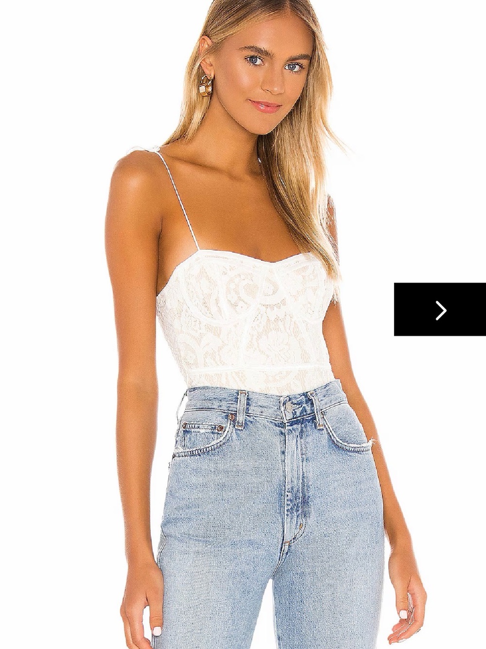 Superdown stasia lace bodysuit